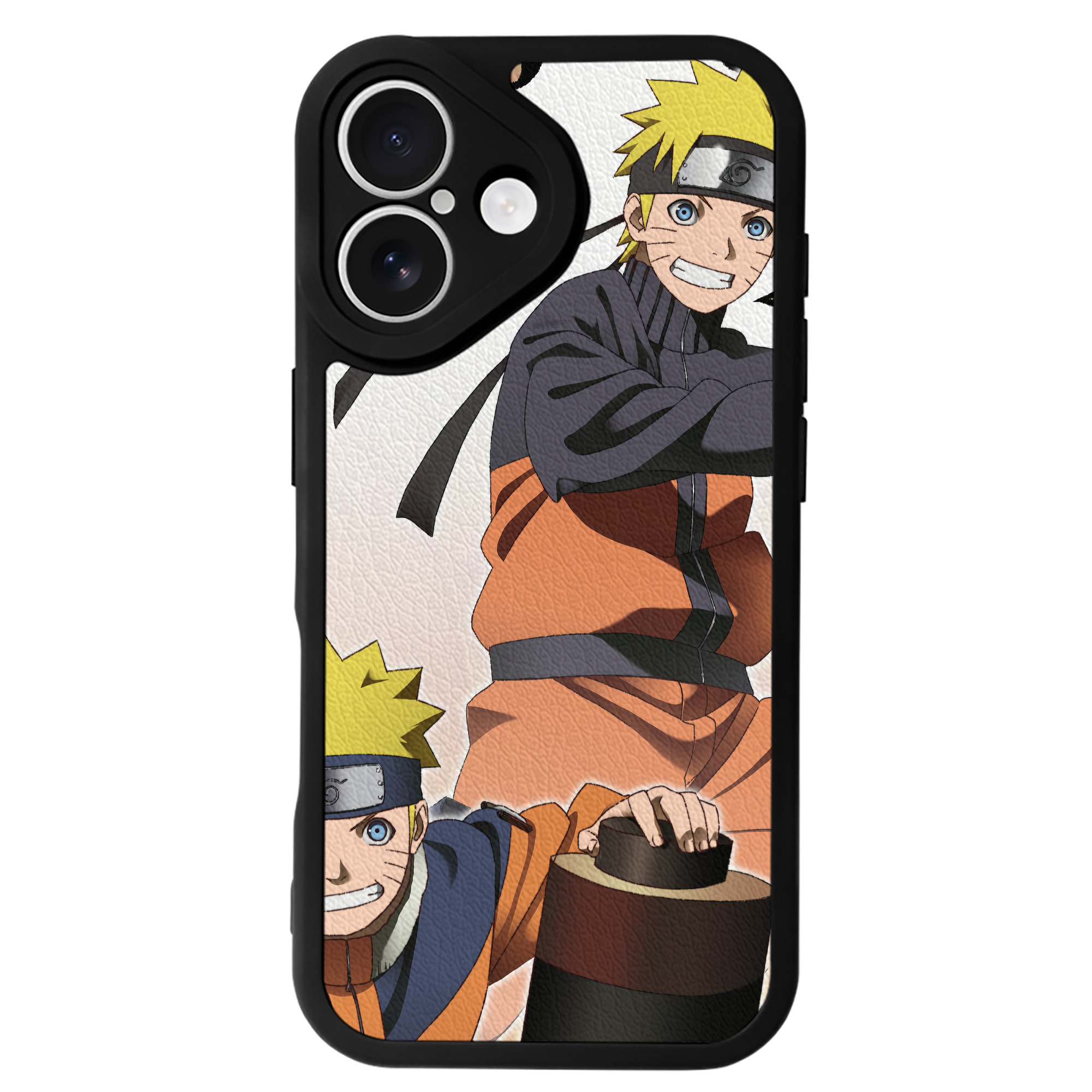 （画像用） NARUTO -ナルト- NARUTO -ナルト- 疾風伝 【iPhone 16シリーズ対応】シリコンスマホケース（レザー調） 材質：シリコン
